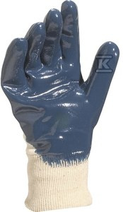 RĘKAW.GRUB.NITR.BIAŁO-NIEBIESKI ROZ.8