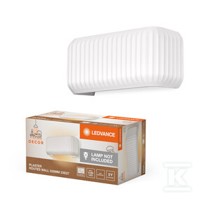 OPR.DEK. PLAST ROUTES WALL 330 2XE27 WH