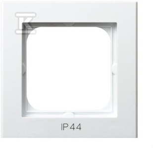 RAMKA 1-KR.ŁĄCZ.IP44 BIAŁY SONATA