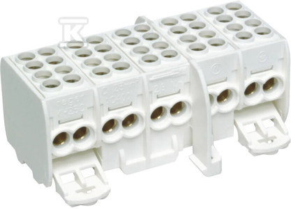ZACISKI ROZGAŁĘŹNE 5-POLOWE 2X25/2X16