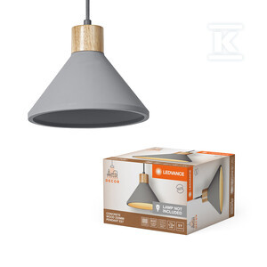 OPR.DEK. CONC WOOD PEND 220MM E27 DR GR