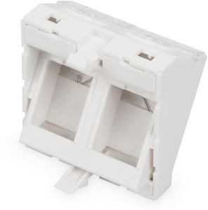 ADAPTER KĄTOWY M45 2X KEYSTONE,45X45MM,