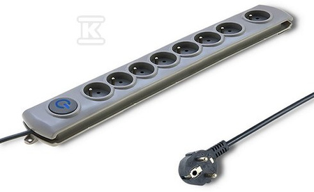 LISTWA ANTYPRZEPIĘCIOWA 8 GNIAZD 3M GR