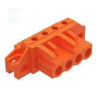 GNIAZDO THT, KON.KĄ.RA.5,08 MM, 4-BIEG.