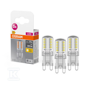 ŻAR.LED BASE PIN G9 2.6W 827 CLR