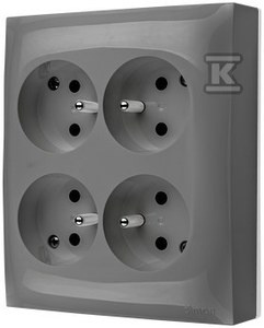 GN.4-KR Z/U IP20 SZARY AQUACLICK