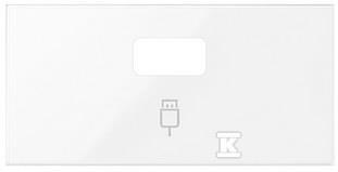 10001091-130 POKRYWA SIMON100 BIAŁY