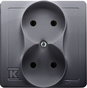 BMG2Z/43 GNIAZDO BASIC SREBRO MAT