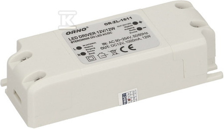 ZASILACZ LED 12VDC 12W, IP20