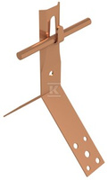 UCHWYT SZCZYTOWY ZACISK: H=8CM /CU/