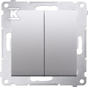 PRZ.PODW.+RAM.IP20/44 SREBR.MAT SIMON54