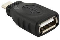 ADAPTER USB 3.1C MĘSKI /USB 2.0 A