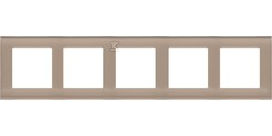 RAM.5-KR.NAT.SZKŁO MROŻONE BEŻ SIMON5