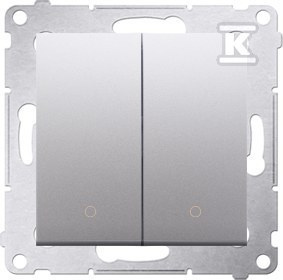 DW22A.01/43 ŁĄCZNIK SIMON54 SREBRO MAT