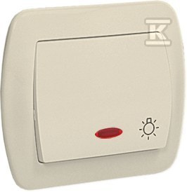 AS1L/12 PRZYC.ŚWIATŁO Z RAMKĄ PODŚW.