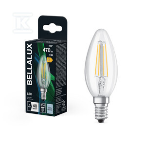 ŻAR.LED BELX CLB 4W 840 CLR E14