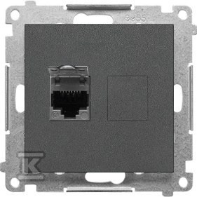 GN.1-KR.KOM.RJ45 K.6E P.GRAFIT.M.SIMON55