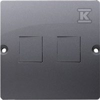 BMGK1P/43 POKRYWA BASIC SREBRO MAT