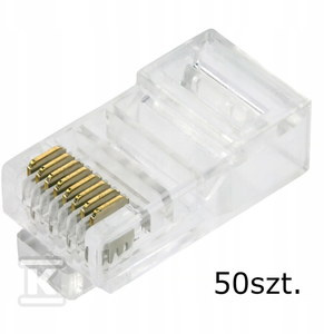 WTYK RJ 45 CAT5E 8P8C UTP DRUT (50 SZT)