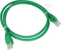 PATCH-CORD U/UTP KAT.6A LSOH 0.5M ZIELON