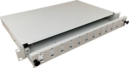 PRZEŁĄCZNICA FO 12XSC DX 19" 1U WYSUWA