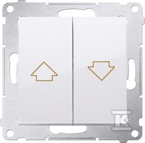 DZP1A.01/11 PRZYCISK SIMON54 BIAŁY