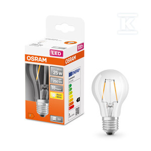 ŻAR.LED 2.5W 827 CLR E27