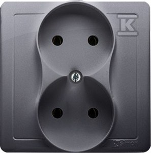 BMG2/43 GNIAZDO BASIC SREBRO MAT