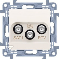 CASK2F.01/41 GNIAZDO SIMON10 KREM