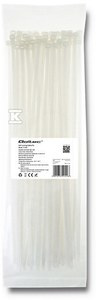 OPASKA ZACISKOWA 4.8*350MM NYLON UV WH