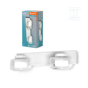 OPR.ŁAZ.LED ORB FLAM 2X5.5W CLK IP44 WH