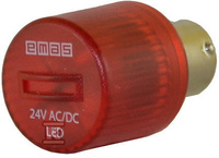 DIODA LED 220 VAC CZERWONA