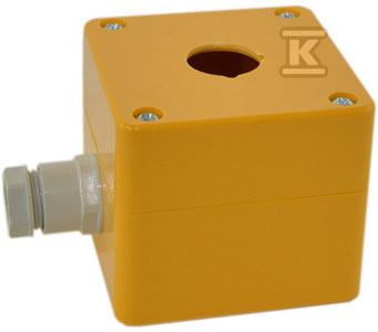 KASETA KM OTWÓR FI22MM ŻÓŁTA