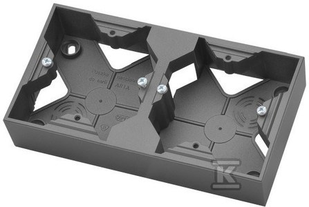 PUSZKA N/T 2-KR. SZARY MAT ARIA