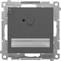OPR.LED 14V CZ.RU.B3100 GRAFIT.M.SIMON55