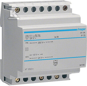 TRA.BEZ.230/12-24VAC 25VA