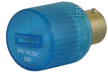 DIODA LED BŁYSK.24 VDC NIEBIESKA