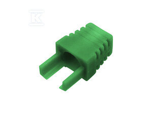 OSŁONKA WEW. WTYKU RJ45 ZIELONA