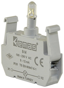 EL.PODŚW.PRZYC.B LED 12-30V AC/DC CZERW