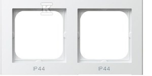 RAMKA 2-KR.ŁĄCZ.IP44 BIAŁY SONATA