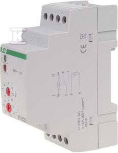 RT-823-REG.TEMP.60÷95ST C,230V,16A,TH35