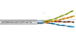 BITLAN F/UTP 4X2X24AWG(0,5)CAT.5E BĘBEN