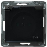 GN.1-KR.Z/U IP44 PRZ.CZARNY MET.SONATA
