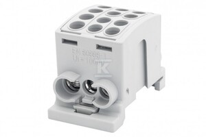 ZACISK HLK 100A-3 (1X25/2X16) SZARY