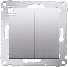 ŁĄCZNIK ŚWIECZ.IP44 SREBRNY MAT SIMON