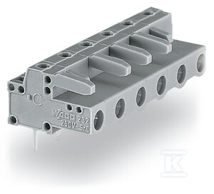 GNIAZDO THT, KON.KĄ.RA.7,5 MM, 4-BIEG.,