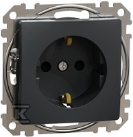 GN.SCHUKO PRZ.CZARNY ANTRACYT SEDNA DES