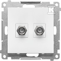 GN.2-KR.ANTEN."F" BIAŁY MAT SIMON55