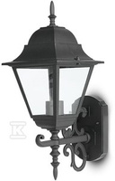 OPRAWA ŚCIENNA E27 VT-761 CZARNA IP44