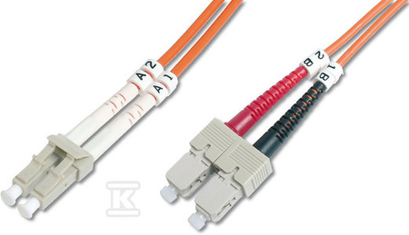 PATCH CORD LC/SC DPLX MM 50/125 OM2 3,0M